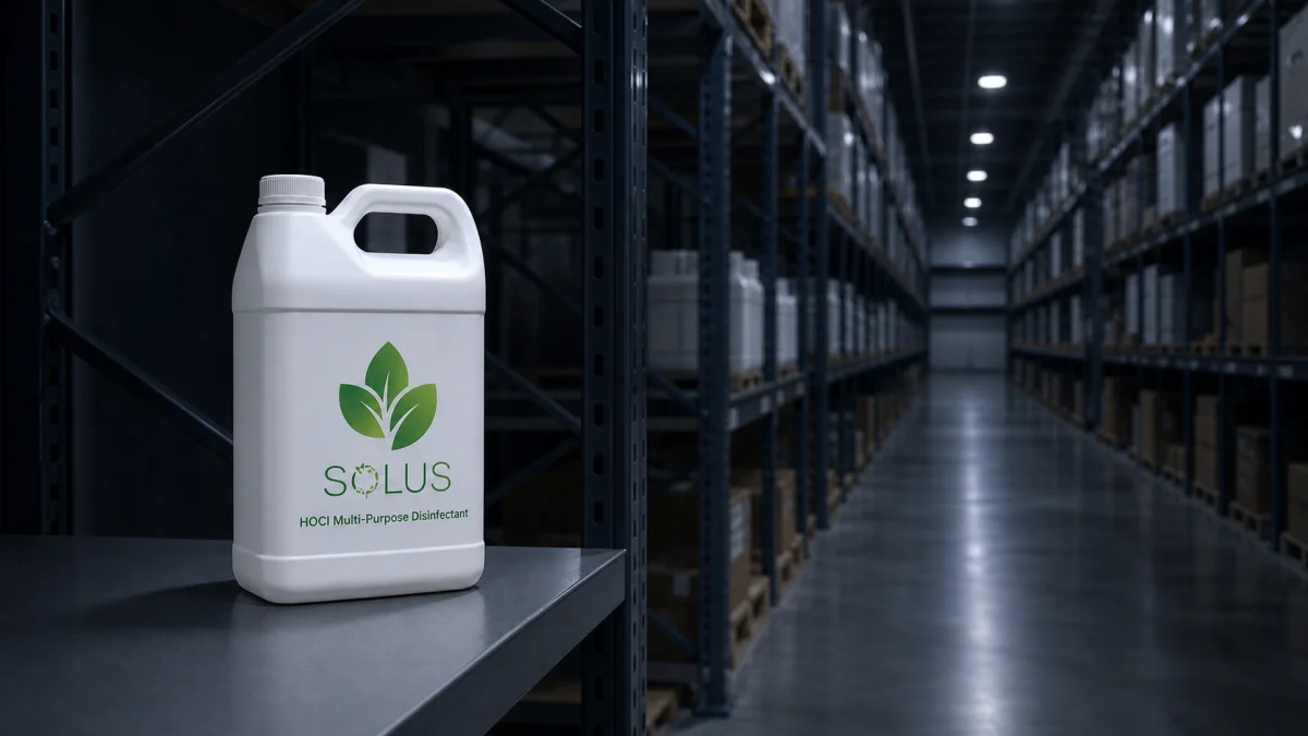 Combien de temps se conserve l&rsquo;acide hypochloreux ? Durée de conservation du HOCl de Solus